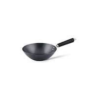 Kenhom Ken Hom Excellence, Rund, Wokpanna, Svart, Kolstål, 1,5 mm,...