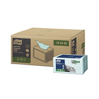 TORK Aftørringsklud Tork Sensitiv W8 300x385 mm turkis