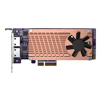 Qnap Systems QNAP QM2-2P2G2T - kontrollerkort - M.2 NVMe Card / PCIe 3.0 (NVMe) - PCIe 3.0 x4, 2.5 Gigabit Ethernet