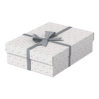 ESSELTE Esselte - presentkartong - medelstor - 36 cm x 26.5 cm x 10 cm - vit - paket med 3