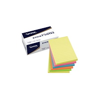 Global Notes Sticky Notes Premium Summer, linjeret, 100x150 mm