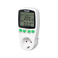 ORNO Orno Dual tariff wattmeter, energikalkylator med LCD-display...