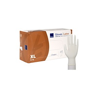 Abena Undersökningshandske, ABENA Classic, XL, natur, latex, puder...