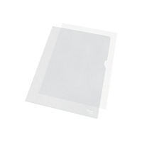 ESSELTE Esselte - L-formad mapp - för A4 - transparent (paket om 100)