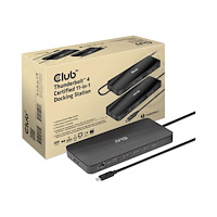 Club-3d Club 3D - dockningsstation - USB-C / Thunderbolt 3 / Thunderbolt 4 - 3 x Thunderbolt 4 - 1GbE