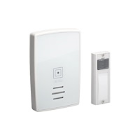 Grothe Trådlös dörrklocka Komplett set med namnskylt Grothe 43251 P...