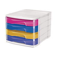 CEP Office Solutions CEP Happy 394 HM - lådskåp - för 240 x 320 mm - kapacitet: 450 ark - ljusgrå, flera färger