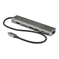 StarTech.com StarTech.com USB C multiportadapter - USB-C till 4K 60 Hz HDMI 2.0, 100 W Power Delivery Pass-through, SD/MicroSD, 2-por...