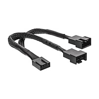 Inline InLine Y-cable - strömdelare för fläkt - 4-stifts PWM till 4-stifts PWM - 15 cm