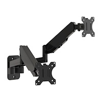MULTIBRACKETS Multibrackets M Monitormount Wall Basic Dual monteringssats - fullständig rörelse - för 2 LCD-skärm/böjd LCD-skärm - sva...