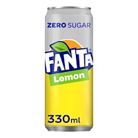 Fanta zero Lemon Zero Sugar 33 cl (Utgånget datum)