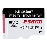 Kingston Kingston High Endurance - flash-minneskort - 256 GB - microSDXC UHS-I U1
