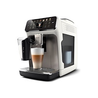 Philips Philips Series 4400 EP4443 - automatisk kaffekokare med cappuccinatore - 15 bar - silver/vit
