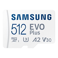 SAMSUNG Samsung EVO Plus MB-MC512S - flash-minneskort - 512 GB - mikroSDXC UHS-I