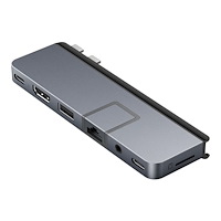 Targus HyperDrive DUO Pro - dockningsstation - USB-C x 2 - HDMI, USB4 - 1GbE