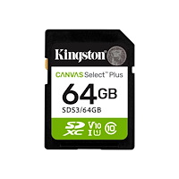 Kingston Technology Kingston Canvas Select Plus - flash-minneskort - 64 GB - SDXC UHS-I