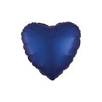 AMSCAN AMSCAN Lustre Marinblå hjärta folieballong 43cm bulk 9914111...