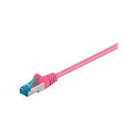 Goobay goobay patch-kabel - 25 cm - magenta