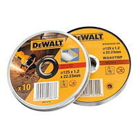 DeWalt DeWALT slipskiva - för metall, inox steel - 10 delar
