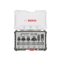 Bosch Group Bosch fräsningsskärarbit - för mjuka träslag, lövträ - 6 delar