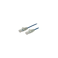 StarTech.com StarTech.com 1,5 m CAT6-kabel - Tunn - Ej hakfria RJ45-kontakter - Blå - patch-kabel - 1.5 m - blå