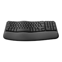 Logitech Logitech Ergo Series Wave Keys for Business - tangentbord - QWERTY - USA, internationellt - grafit Inmatningsenhet