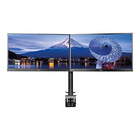 Iiyama Iiyama DS1002C-B1 monteringssats - justerbar arm - för 2 monitorer - svart
