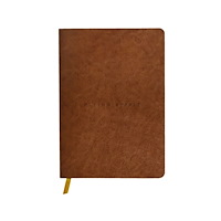 Clairefontaine Flying Spirit Anteckningsbok i läder A5, 14,8x21cm, prickad,...