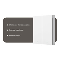 Lumi United Technology Aqara H1 - smart omkopplare - neutralt saknas - 802.15.4, ZigBee 3.0 - vit