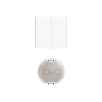 Lumi United Technology Aqara H1 - smart omkopplare - med neutralt - ZigBee 3.0 - vit