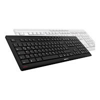 CHERRY CHERRY STREAM KEYBOARD - tangentbord - hela norden - svart Inmatningsenhet