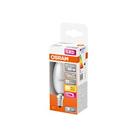 OSRAM OSRAM LED SUPERSTAR - LED-glödlampa - form: B35 - glaserad finish - E14 - 4.9 W - varmt vitt ljus - 2700 K