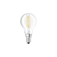 OSRAM OSRAM STAR CLASSIC P - LED-glödlampa med filament - form: P45 - klar finish - E14 - 4 W - varmt vitt ljus - 2700 K