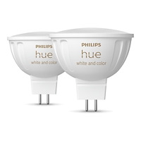 Philips HUE Philips Hue White and Color Ambiance - LED-spotlight - form: MR16 - GU5.3 - 6.3 W - vitt/färgat ljus - 2000-6500 K (pake...