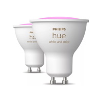 Philips HUE Philips Hue White and Color Ambiance - LED-spotlight - GU10 - 4.2 W - varmt till kallt vitt ljus - 2200-6500 K (paket om...