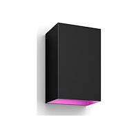 Philips HUE Philips Hue White and Color Ambiance Resonate - vägglampa - LED x 2 - 8 W - 2000-6500 K - svart