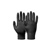 Usorteret NORSE Diamond Black nitrilhandskar för engångsbruk storlek 8