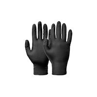 Usorteret NORSE Diamond Black nitrilhandskar för engångsbruk storlek 1...