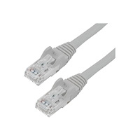 StarTech.com StarTech.com Cat6-patchkabel med hakfria RJ45-kontakter – 22,8 m, grå - patch-kabel - 22.9 m - grå