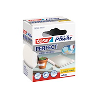Beiersdorf Tesa extra Power Perfect tygtejp - 38 mm x 2.75 m - vit