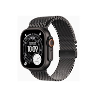 Apple Apple Watch Ultra 3 - svart titan - Ja smart klocka med milanesisk loop - svart - 64 GB