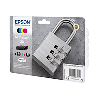 EPSON Epson 35 Multipack - 4-pack - svart, gul, cyan, magenta - original - bläckpatron