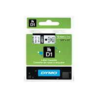 DYMO DYMO D1 - etiketttejp - 1 kassett(er) - Rulle (0,9 cm x 7 m)