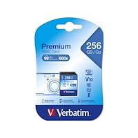 VERBATIM Verbatim Premium - flash-minneskort - 256 GB - SDXC UHS-I