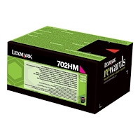LEXMARK Lexmark 702HM - magenta - original - tonerkassett - LCCP, LRP