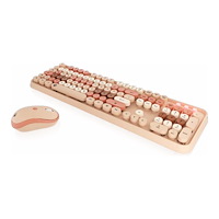 Keysonic KeySonic KSKM-8200M-RF - sats med tangentbord och mus - QWERTZ - tysk - flera färger Inmatningsenhet