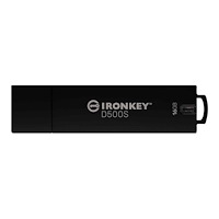 Kingston Technology Kingston IronKey D500S - USB flash-enhet - 16 GB - TAA-kompatibel