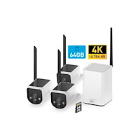 Swann Swann MaxRanger4K™ 3-Pack Trådlös Kamera Övervakningssystem inkl 64GB SD Card Hub