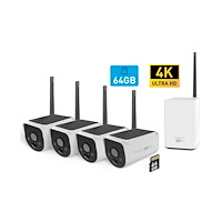 Swann Swann MaxRanger4K™ 4-Pack Trådlös Kamera Övervakningssystem inkl 64GB SD Card Hub