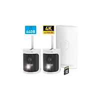 Swann Swann Allsecure4K™ 2-Pack Trådlöst Övervakningskamerasystem inkl 64GB SD Card Hub